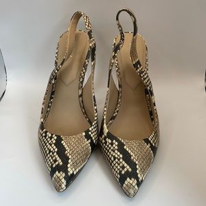 Snake printed high heels Aldo size 10 women